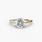 Solitaire ring 1 setting Aces Jewellers 9K Yellow Gold Round 