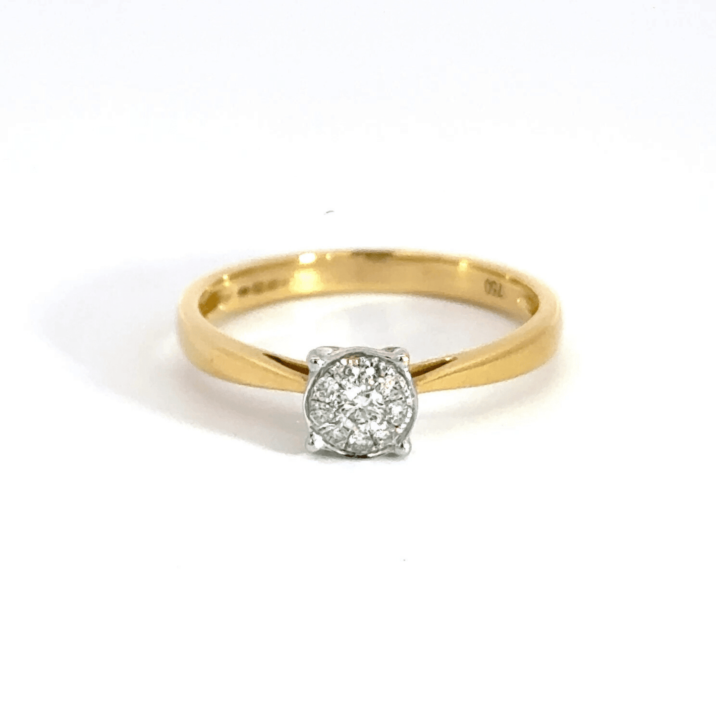 18CT Gold Diamond Ring Aces Jewellers 