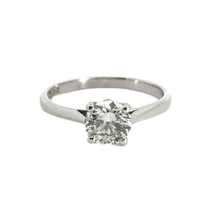 Platinum Solitaire Diamond Ring 1.05CT Aces Jewellers 