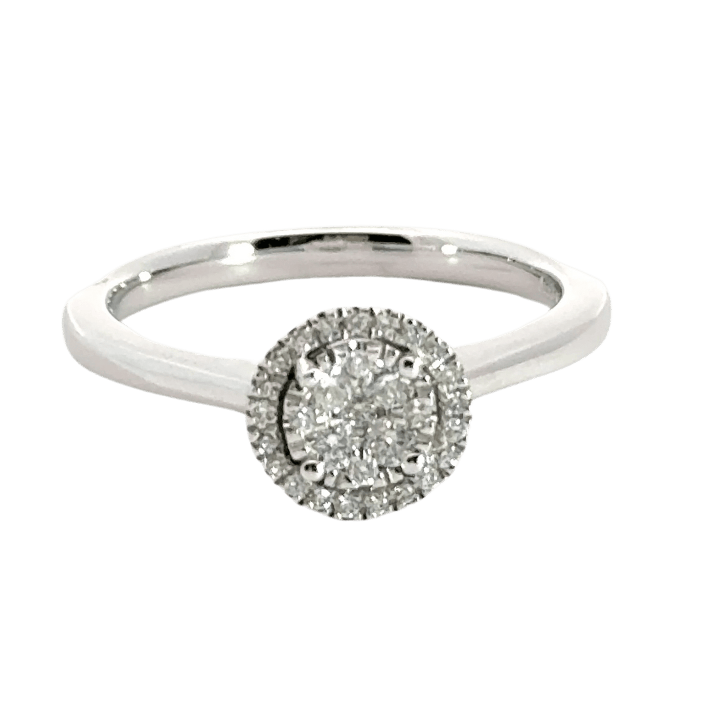 18CT White Gold Diamond Ring Aces Jewellers 