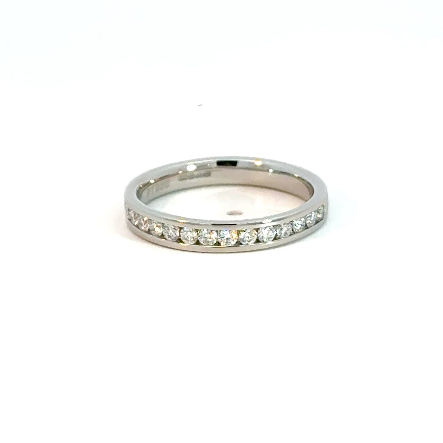 Platinum Channel Set Diamond Band Ring 0.35CT Aces Jewellers 