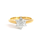 18CT Gold Diamond Daisy Ring Aces Jewellers 