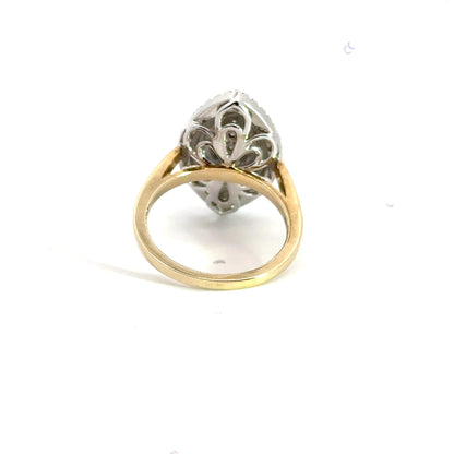 9CT Yellow Gold Marquise Diamond Ring Aces Jewellers 