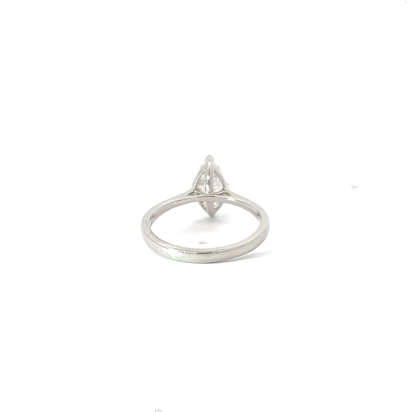 Platinum Marquise Solitaire Diamond Ring Aces Jewellers 