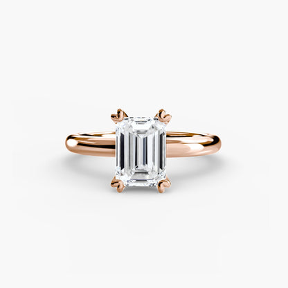 Solitaire ring 2 setting Aces Jewellers 