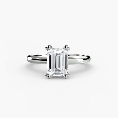 Solitaire ring 2 setting Aces Jewellers 