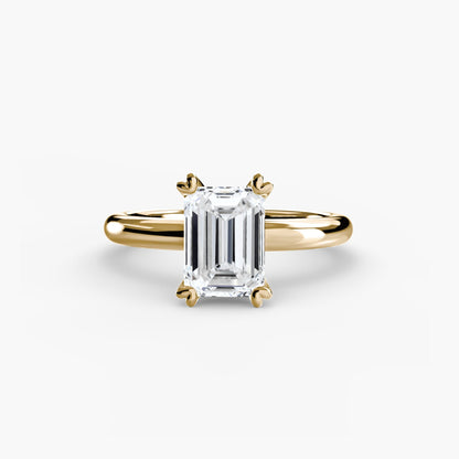 Solitaire ring 2 setting Aces Jewellers 