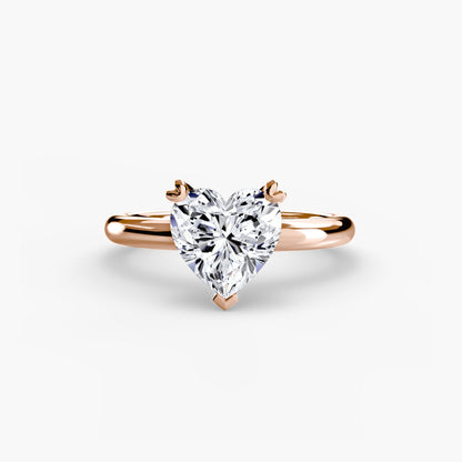 Solitaire ring 2 setting Aces Jewellers 