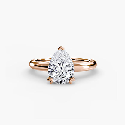 Solitaire ring 2 setting Aces Jewellers 