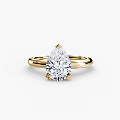 Solitaire ring 2 setting Aces Jewellers 