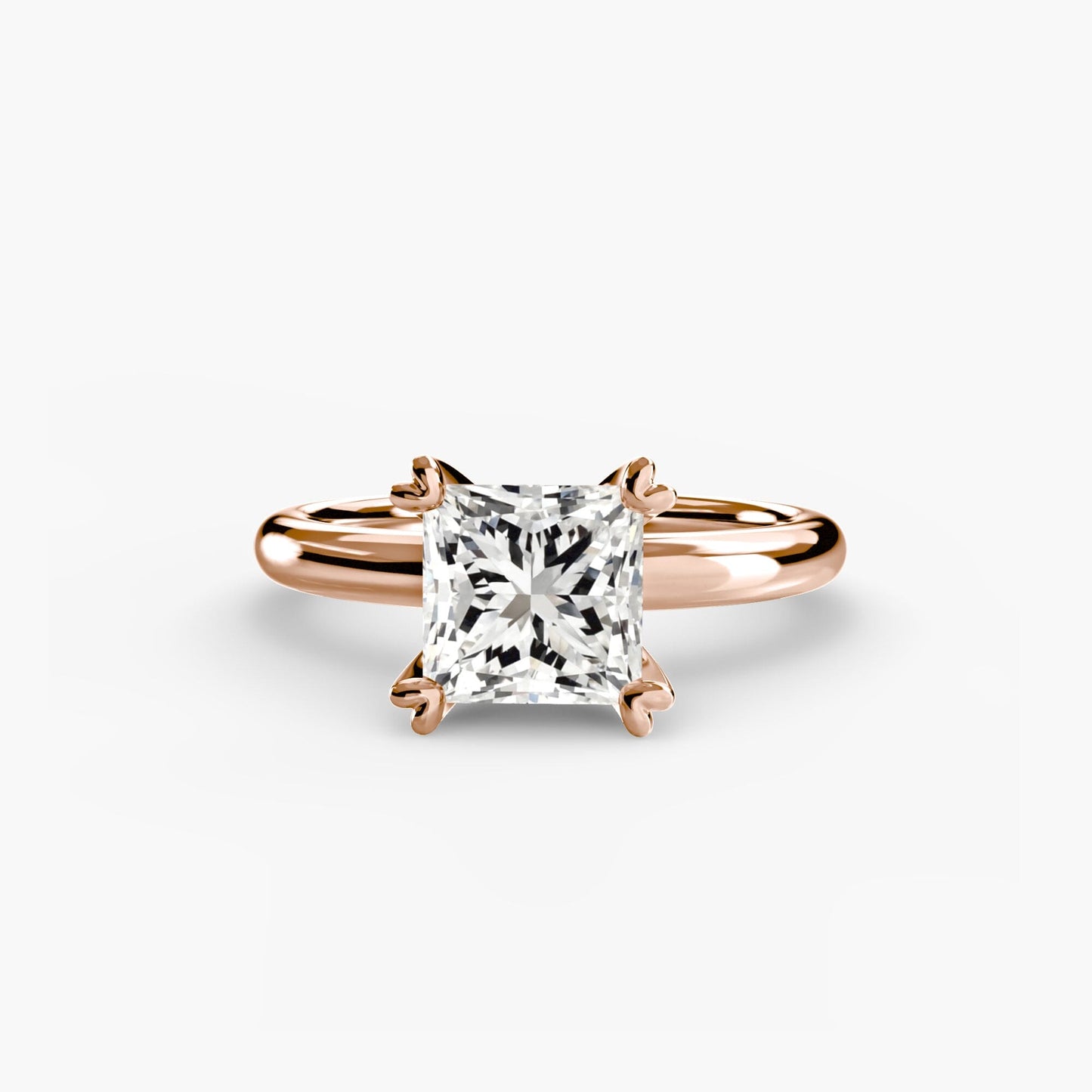Solitaire ring 2 setting Aces Jewellers 