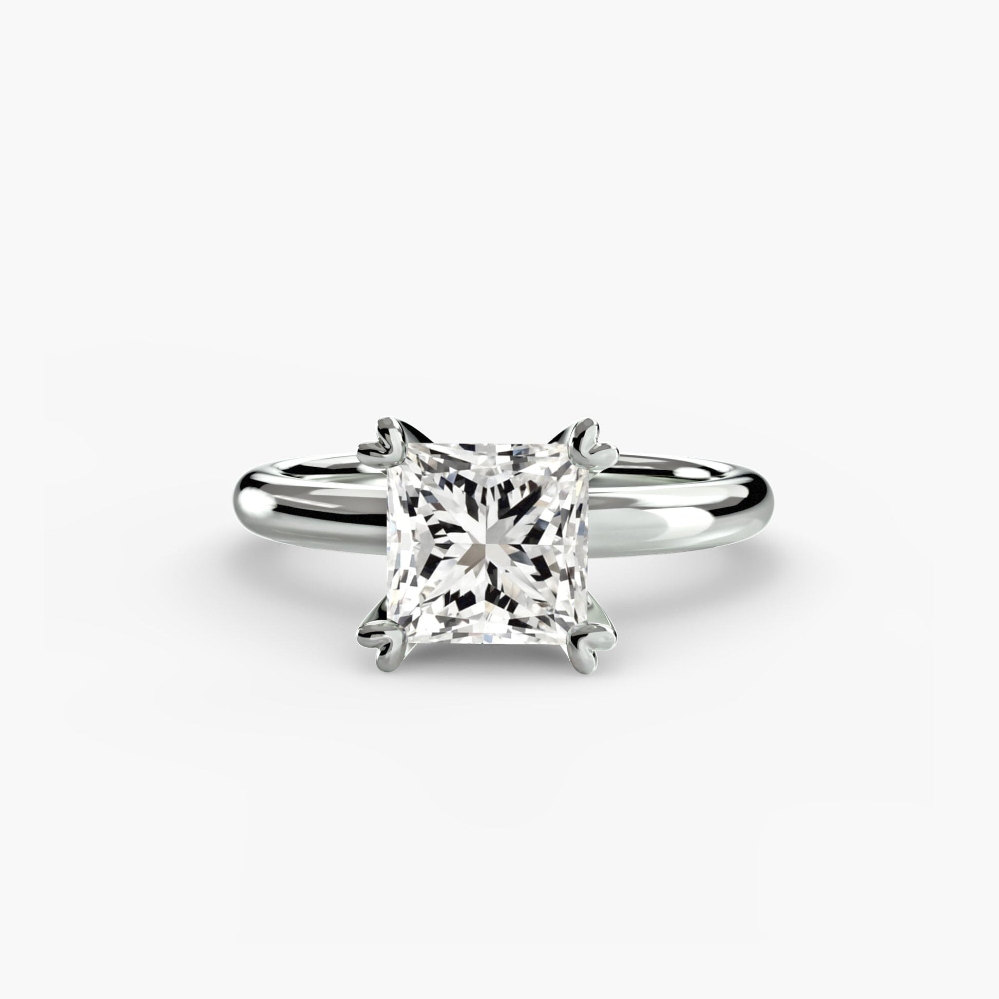 Solitaire ring 2 setting Aces Jewellers 