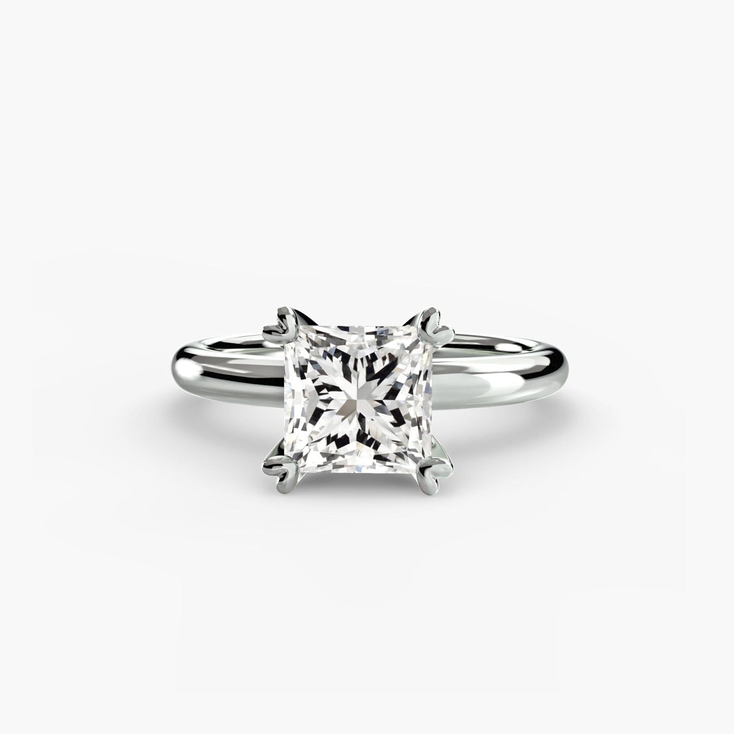 Solitaire ring 2 setting Aces Jewellers 