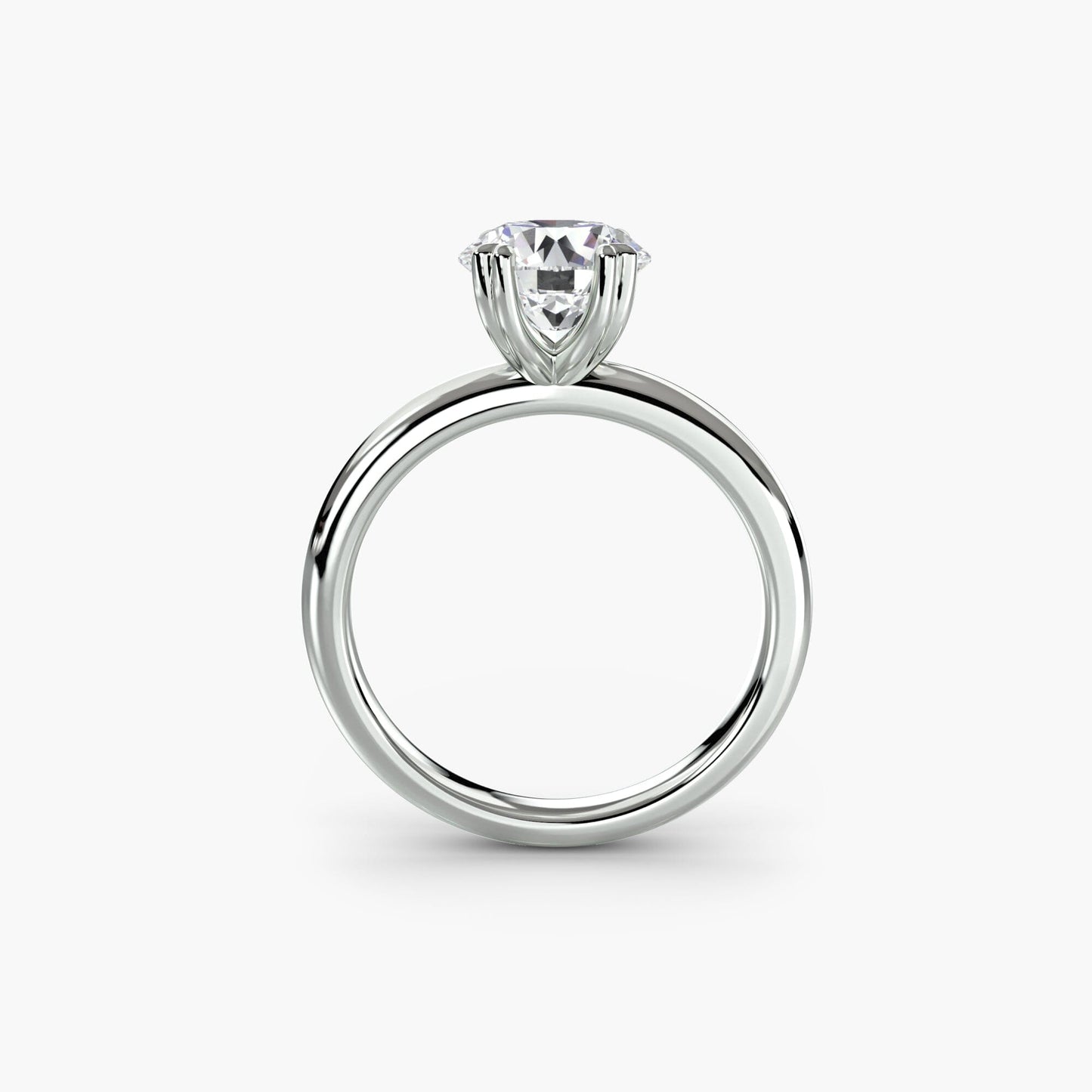 Solitaire ring 2 setting Aces Jewellers 