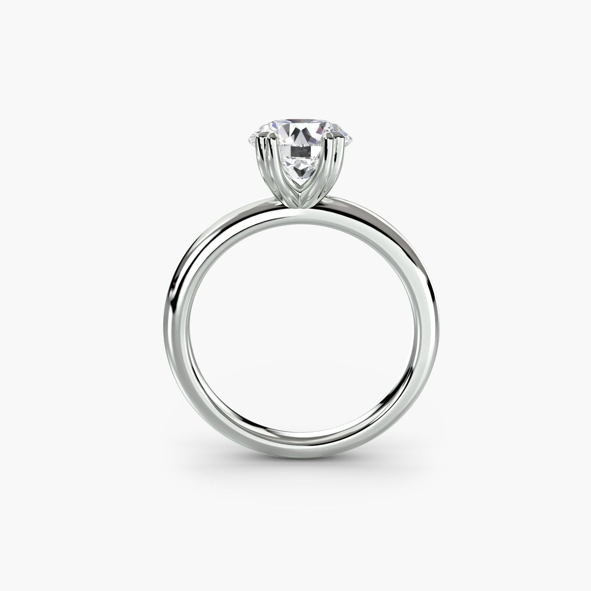 Solitaire ring 2 setting Aces Jewellers 
