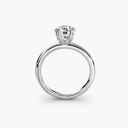 Solitaire ring 2 setting Aces Jewellers 
