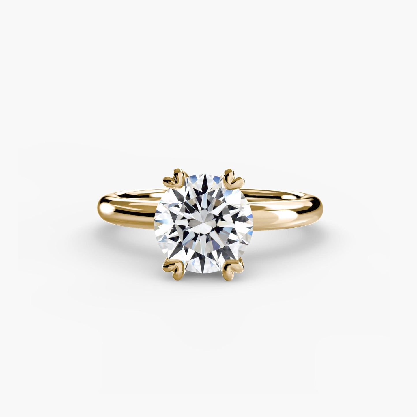 Solitaire ring 2 setting Aces Jewellers 