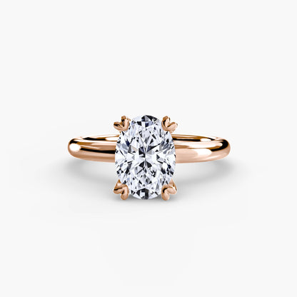 Solitaire ring 2 setting Aces Jewellers 
