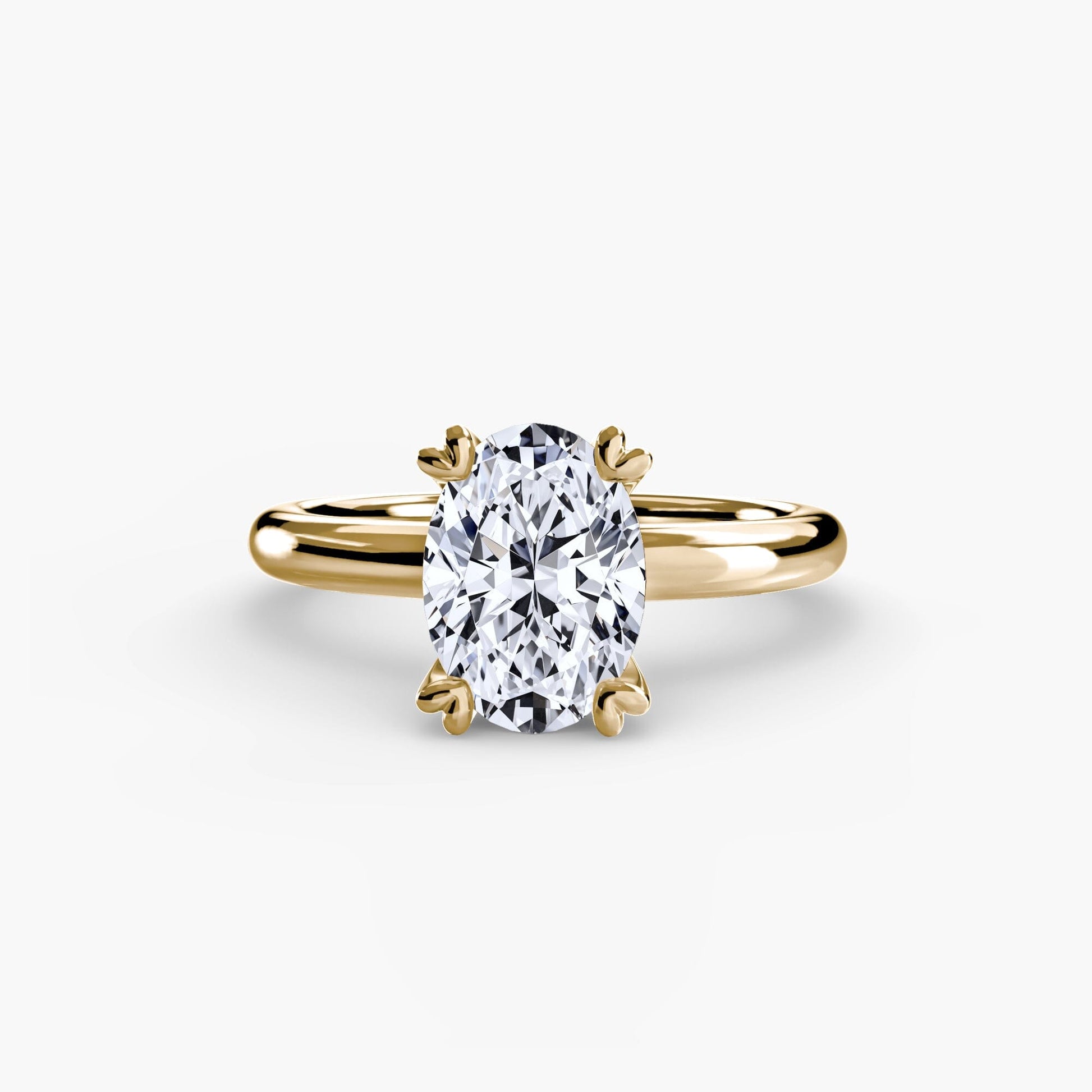 Solitaire ring 2 setting Aces Jewellers 