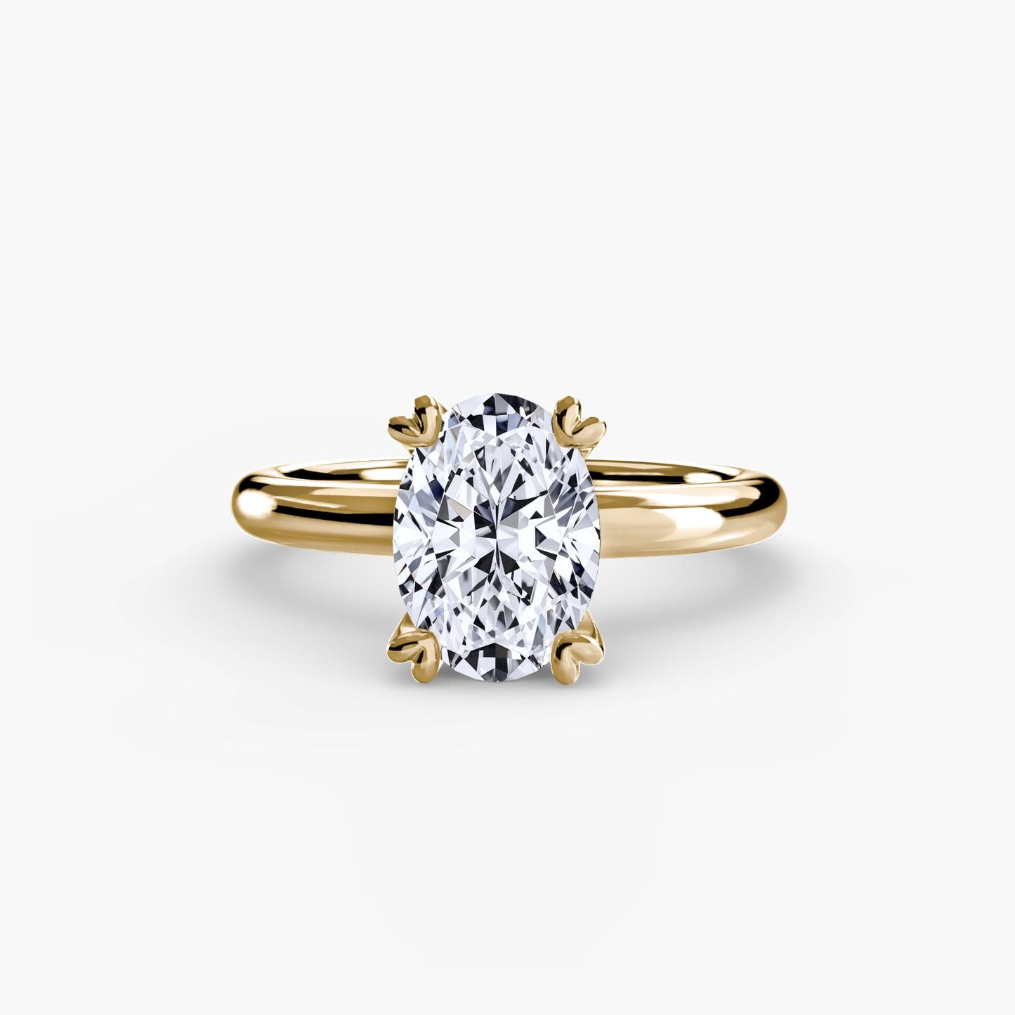 Solitaire ring 2 setting Aces Jewellers 