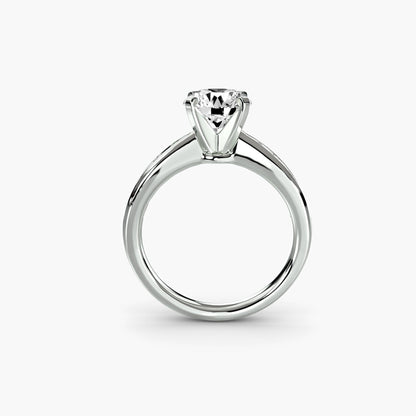 Solitaire with Pavé 3 setting Aces Jewellers 