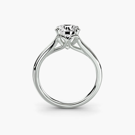 Solitaire ring 4 setting Aces Jewellers 