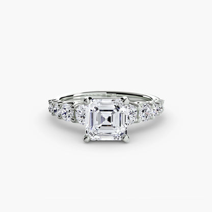 The Graduated Accent Ring setting Aces Jewellers 