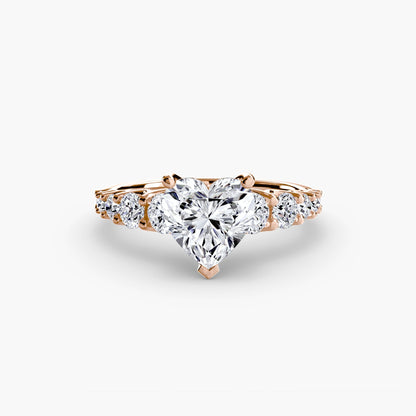 The Graduated Accent Ring setting Aces Jewellers 