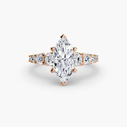 The Graduated Accent Ring setting Aces Jewellers 