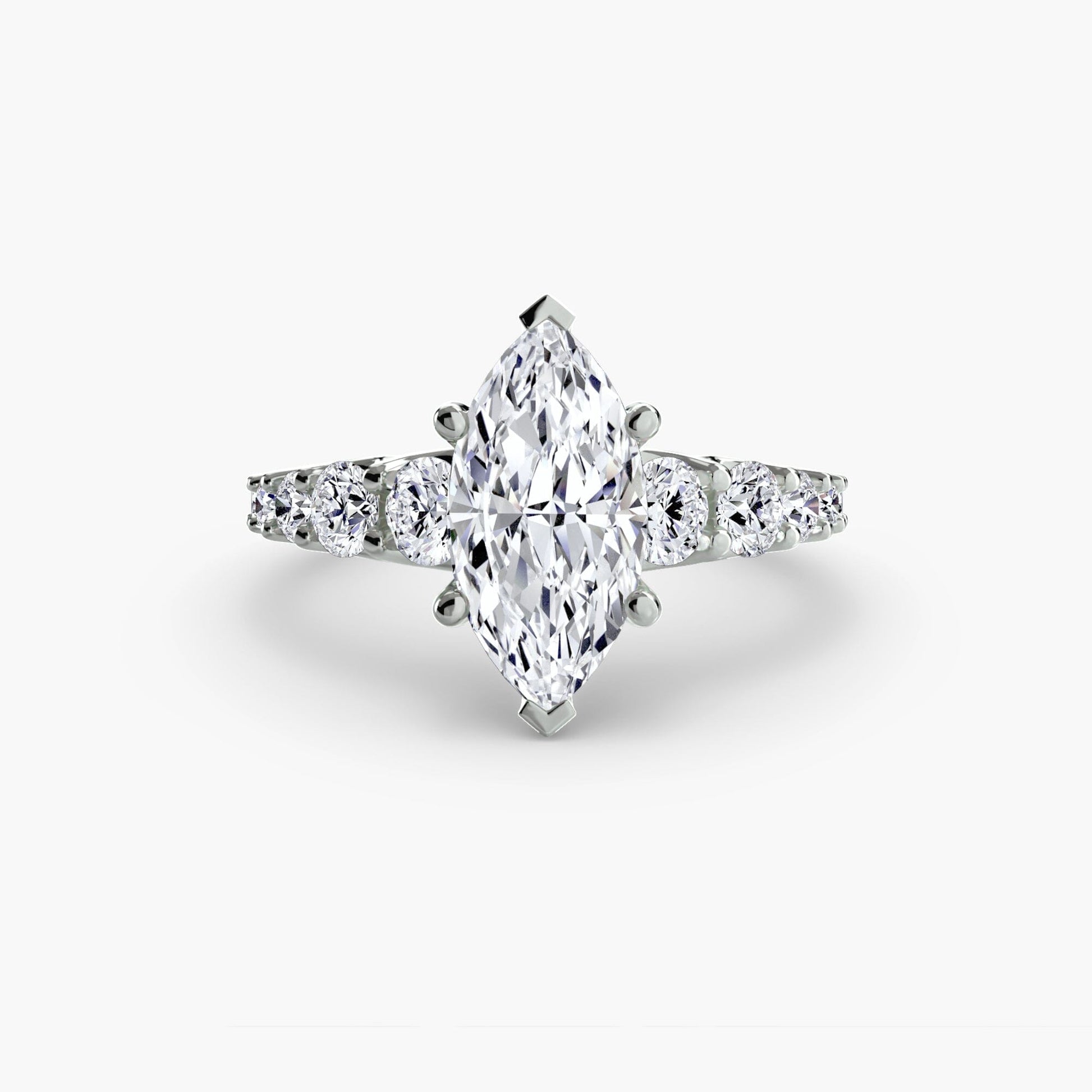 The Graduated Accent Ring setting Aces Jewellers 