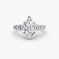 The Graduated Accent Ring setting Aces Jewellers 9K White Gold Marquise 