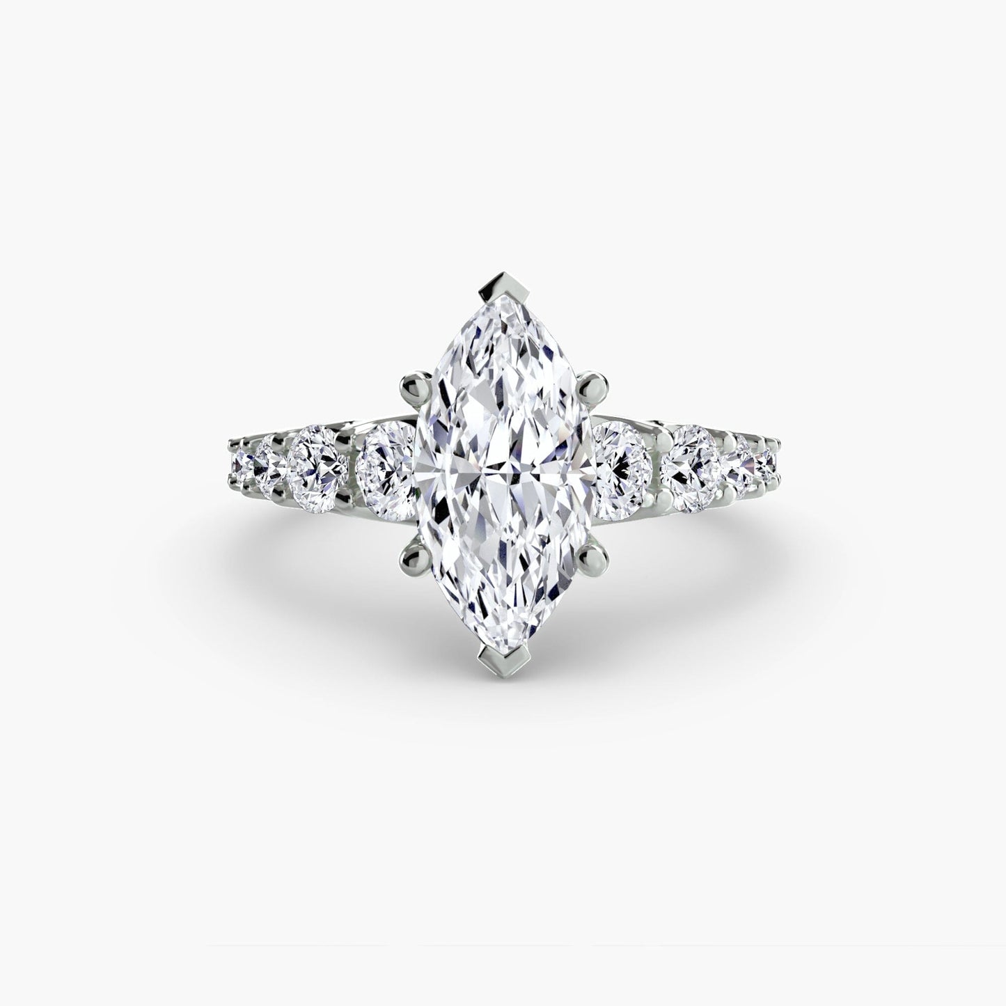 The Graduated Accent Ring setting Aces Jewellers 