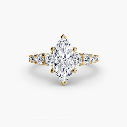 The Graduated Accent Ring setting Aces Jewellers 