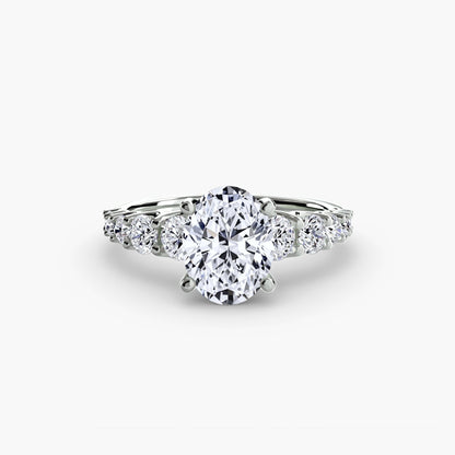 The Graduated Accent Ring setting Aces Jewellers 