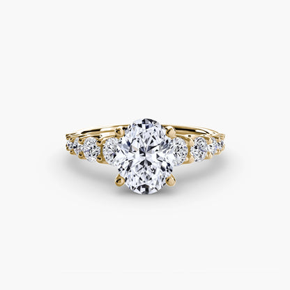 The Graduated Accent Ring setting Aces Jewellers 