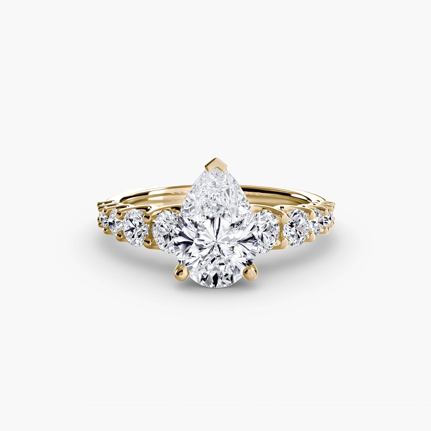 The Graduated Accent Ring setting Aces Jewellers 
