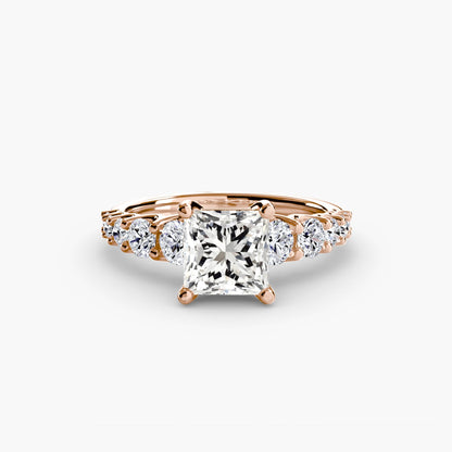 The Graduated Accent Ring setting Aces Jewellers 