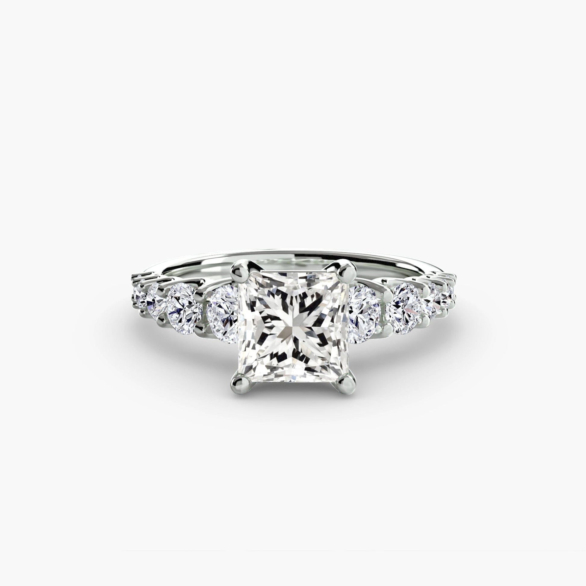 The Graduated Accent Ring setting Aces Jewellers 