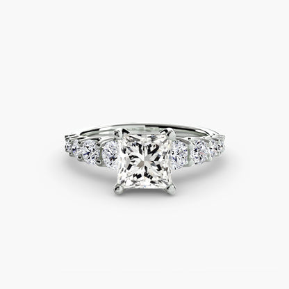 The Graduated Accent Ring setting Aces Jewellers 