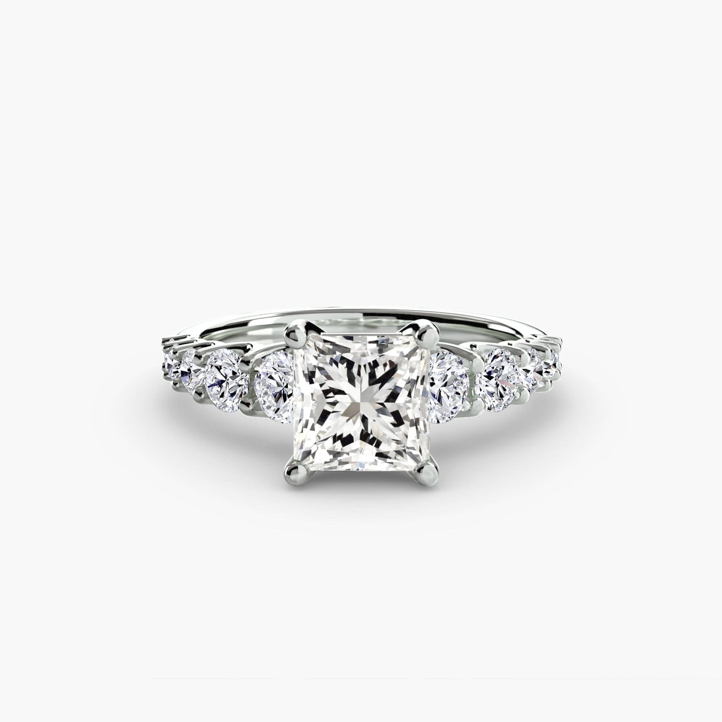 The Graduated Accent Ring setting Aces Jewellers 