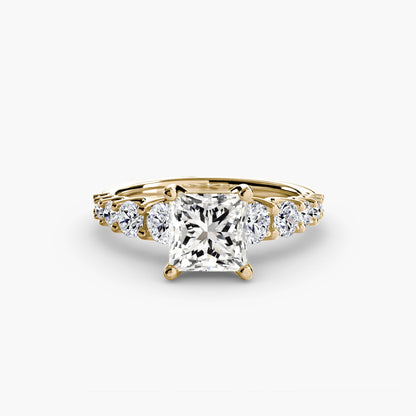 The Graduated Accent Ring setting Aces Jewellers 