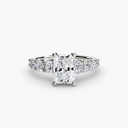 The Graduated Accent Ring setting Aces Jewellers 
