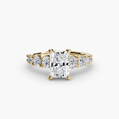 The Graduated Accent Ring setting Aces Jewellers 