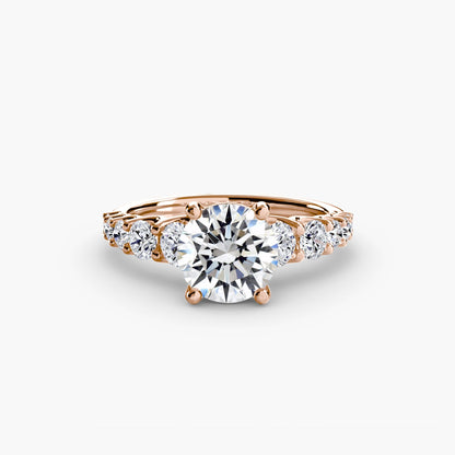 The Graduated Accent Ring setting Aces Jewellers 