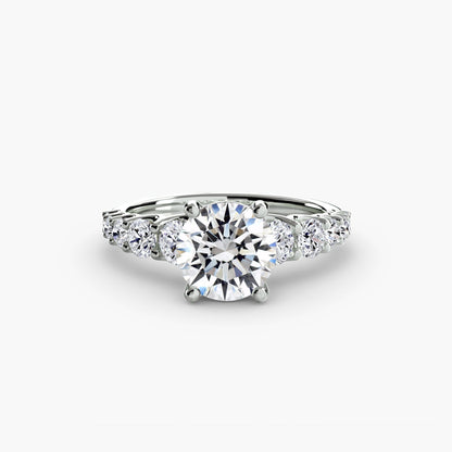The Graduated Accent Ring setting Aces Jewellers 