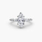 The Tiered Accent Ring setting Aces Jewellers 9K White Gold Marquise 