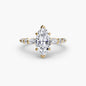 The Tiered Accent Ring setting Aces Jewellers 9K Yellow Gold Marquise 