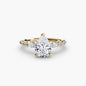 The Tiered Accent Ring setting Aces Jewellers 9K Yellow Gold Pear 