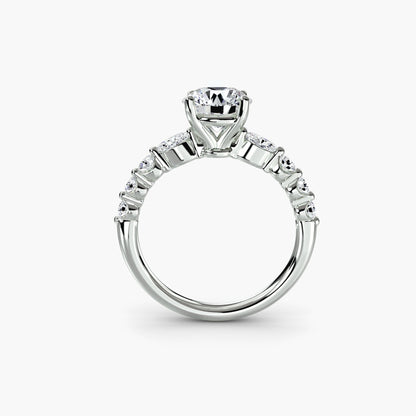 The Tiered Accent Ring setting Aces Jewellers 
