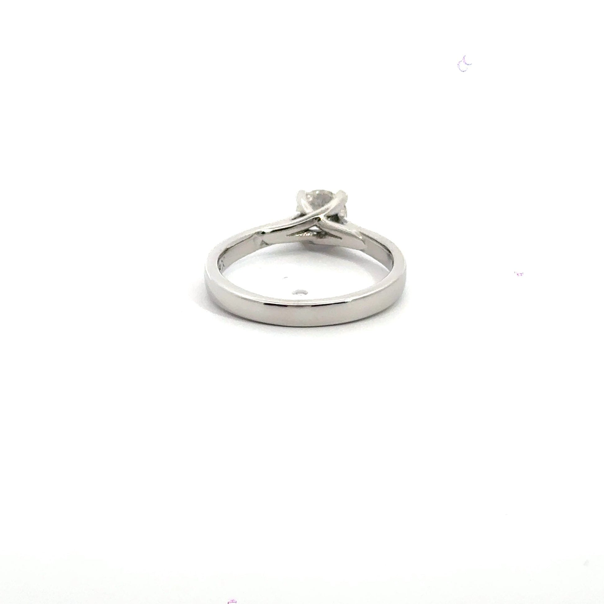 18CT White Gold Solitaire Diamond Ring Aces Jewellers 